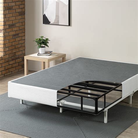 box spring over front of metal frame|foldable full size box spring.